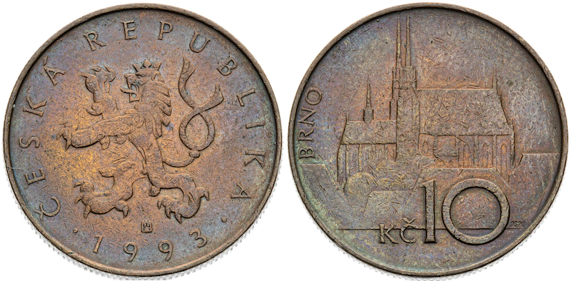10 kč 1993